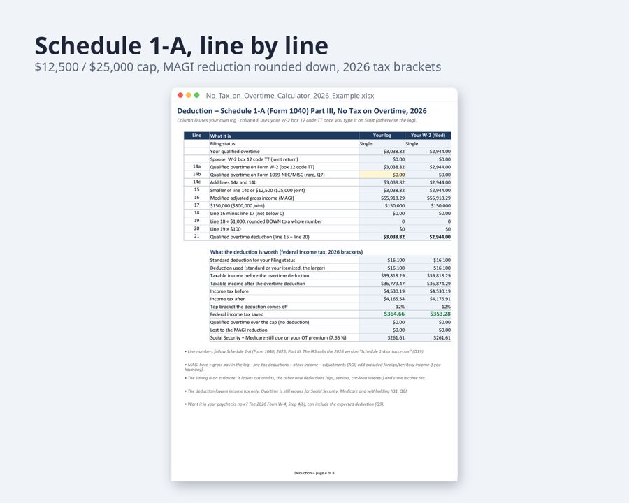 No Tax on Overtime Calculator 2026 — Preview 4