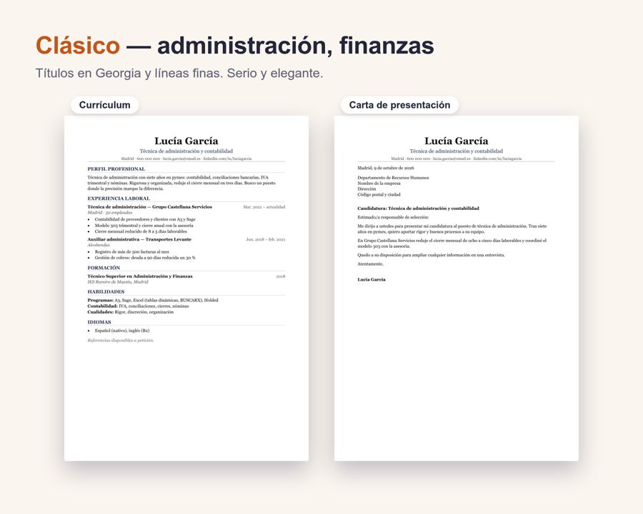 Plantilla Currículum 2026 Word — Vista previa 2