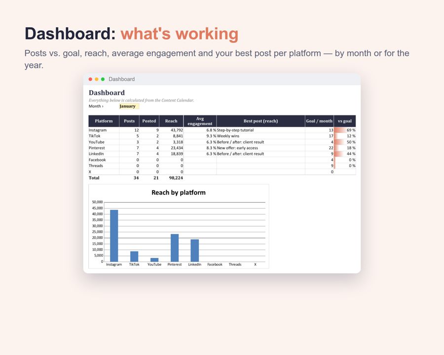 Social Media Planner 2026 — Preview 4