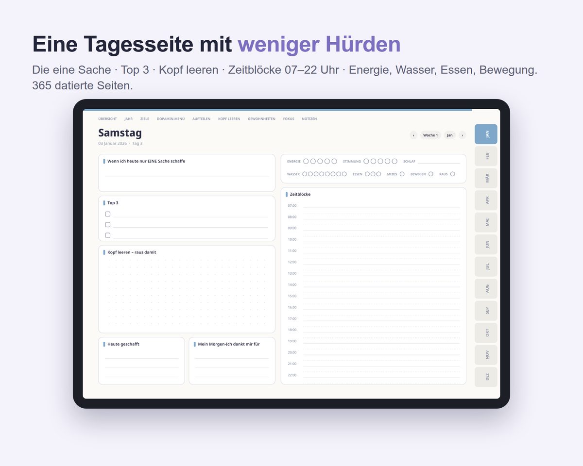 Digitaler Planer 2026 für GoodNotes