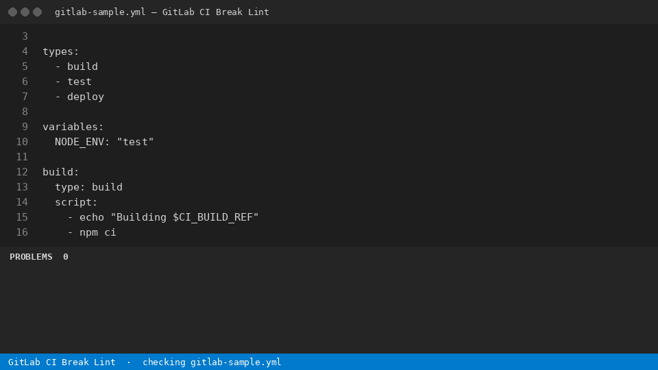 GitLab CI Break Lint — finds the line